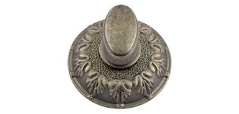 Нора - М (Nora-M) завёртка WC G под WC-защёлку античное серебро